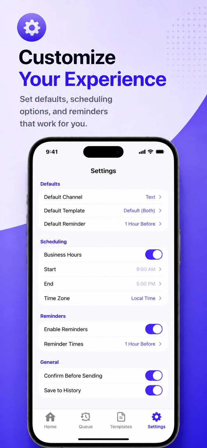 Away Messaging Settings