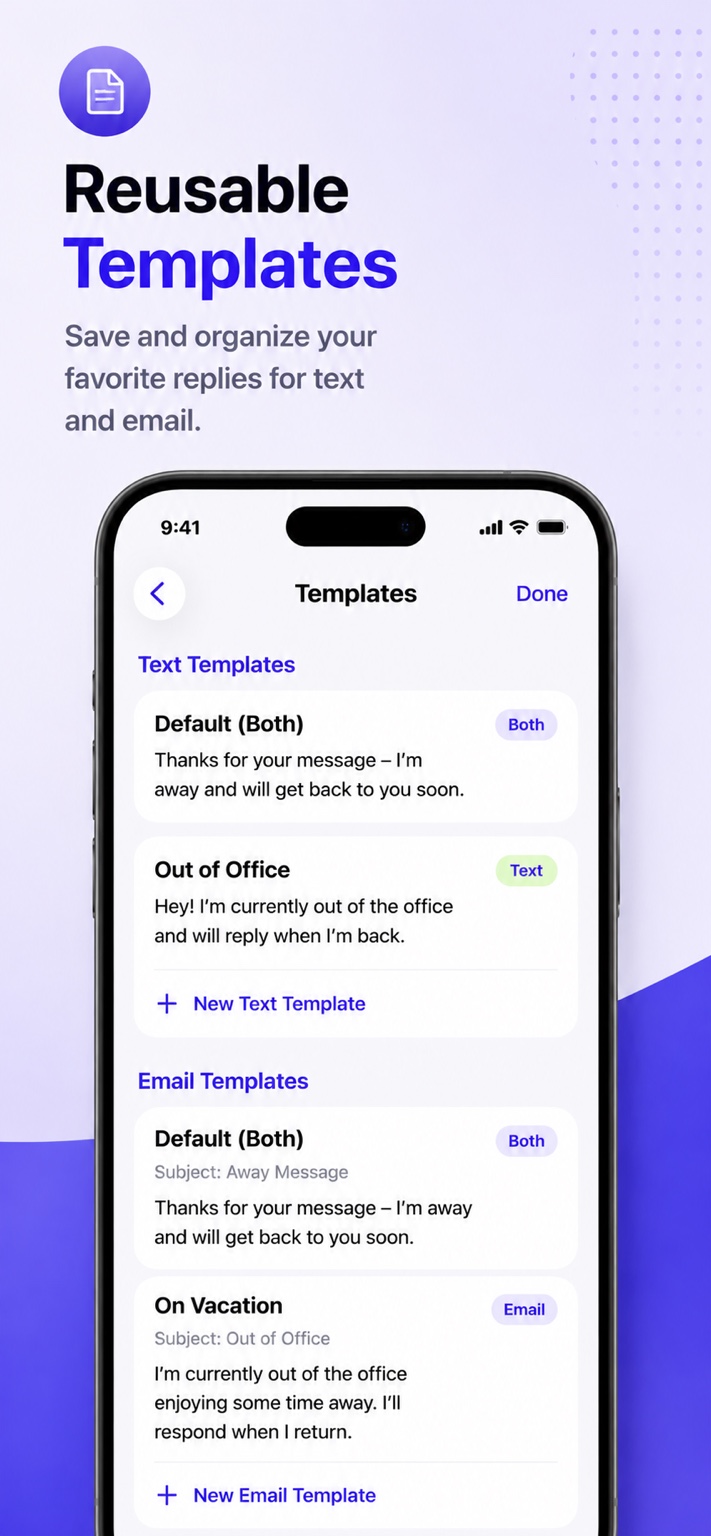 Reusable Templates